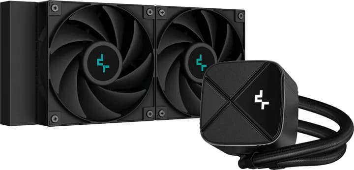 DeepCool LS520S Zero Dark 240mm -nestejäähdytin, musta
