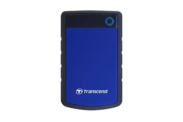 Transcend StoreJet 25H3 4 Tt 2.5"" -kestävä ulkoinen HDD, laivastonsininen