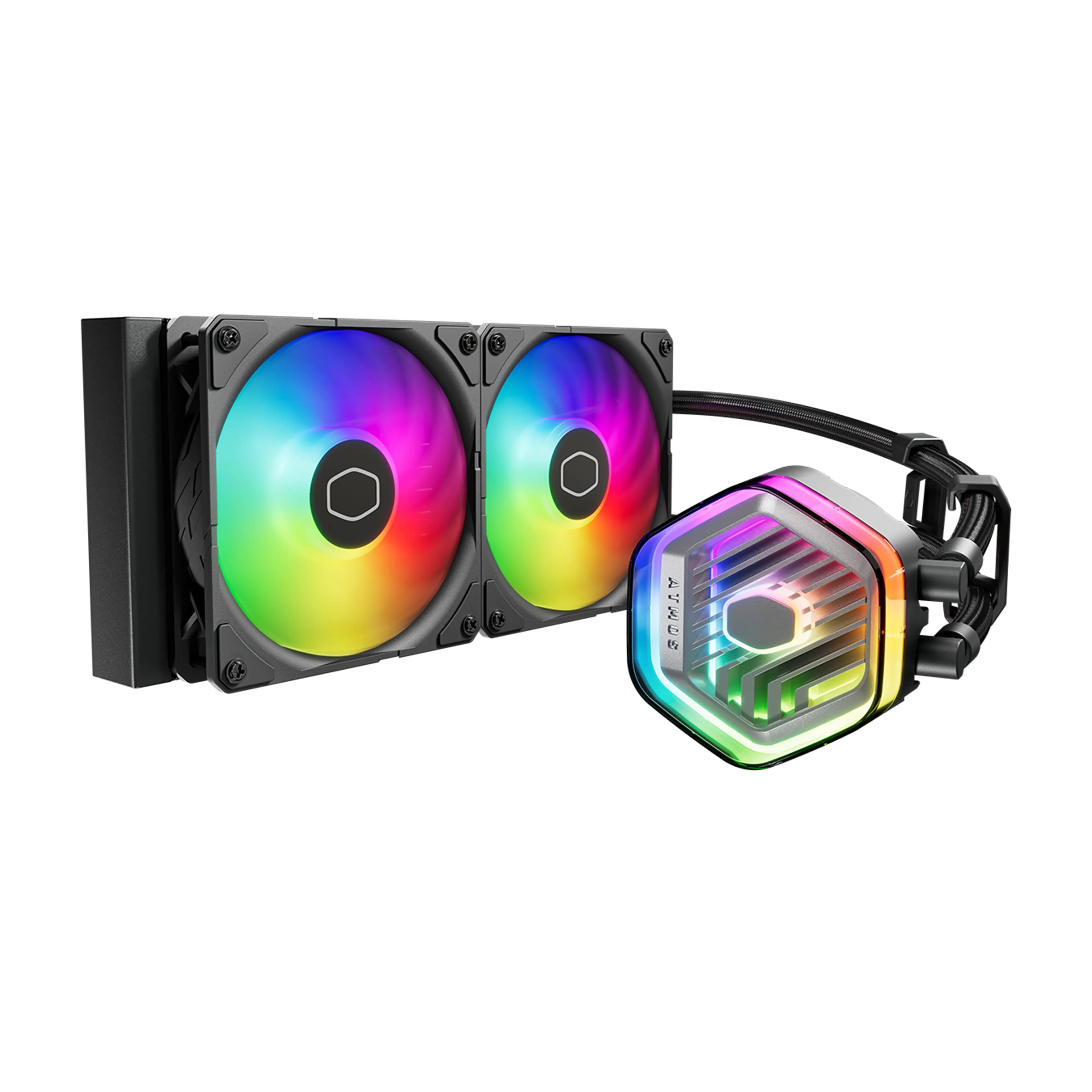 Cooler Master MasterLiquid 240 Atmos 240mm ARGB -nestejäähdytin, musta