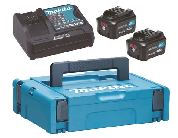 Makita CXT -PowerPack, 2x4,0Ah, laturi, Makpac1