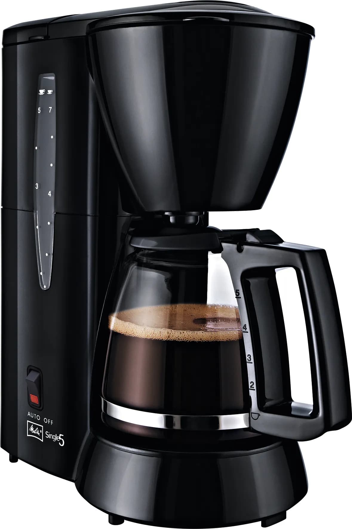 Melitta Single 5 5 kupin -kahvinkeitin, musta