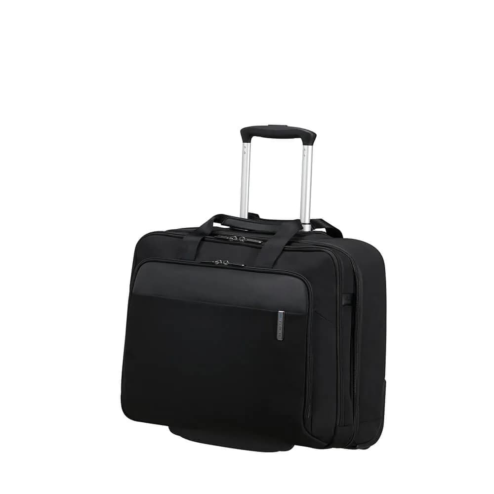 Samsonite Evosight Rolling Tote -tietokonereppu, musta, 17.3""