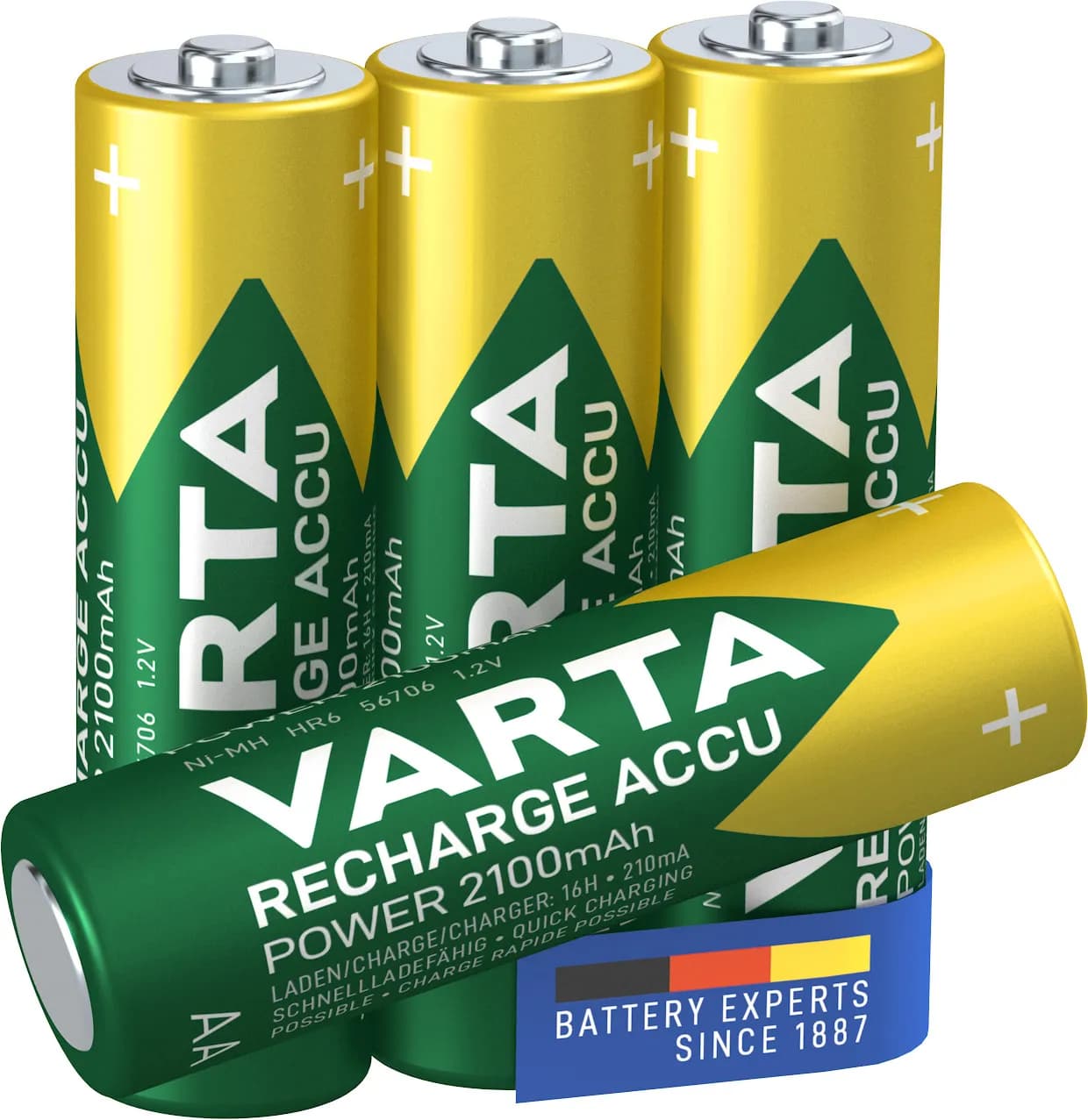 1x4 LL Accu AA NiMH 2100 mAh