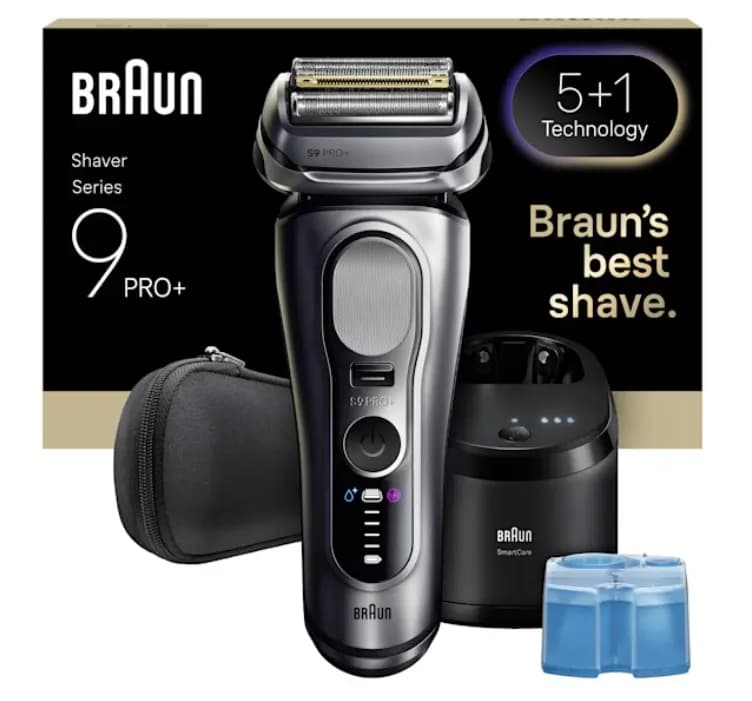 Braun Series 9 PRO+ 9667cc -parranajokone, hopea