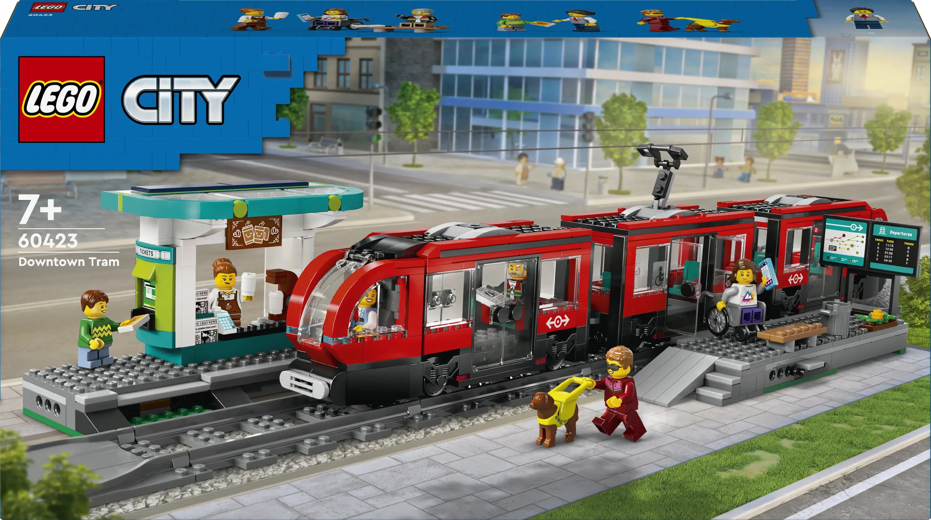 LEGO City Keskikaupungin pikaratikkapysäkk 60423