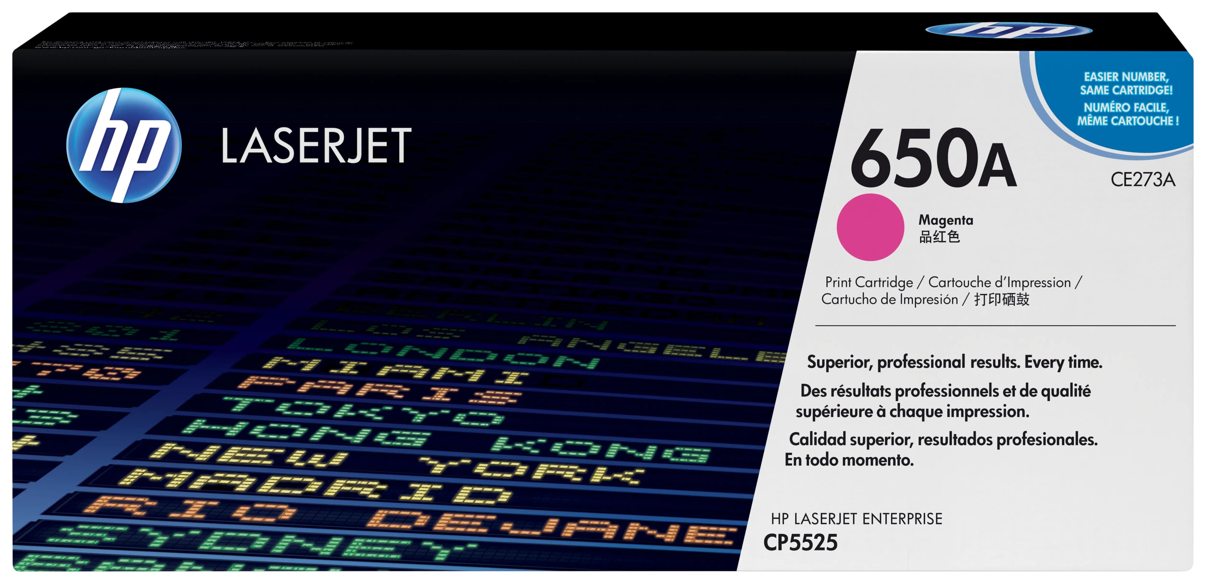 HP 650A-laservärikasetti, magenta