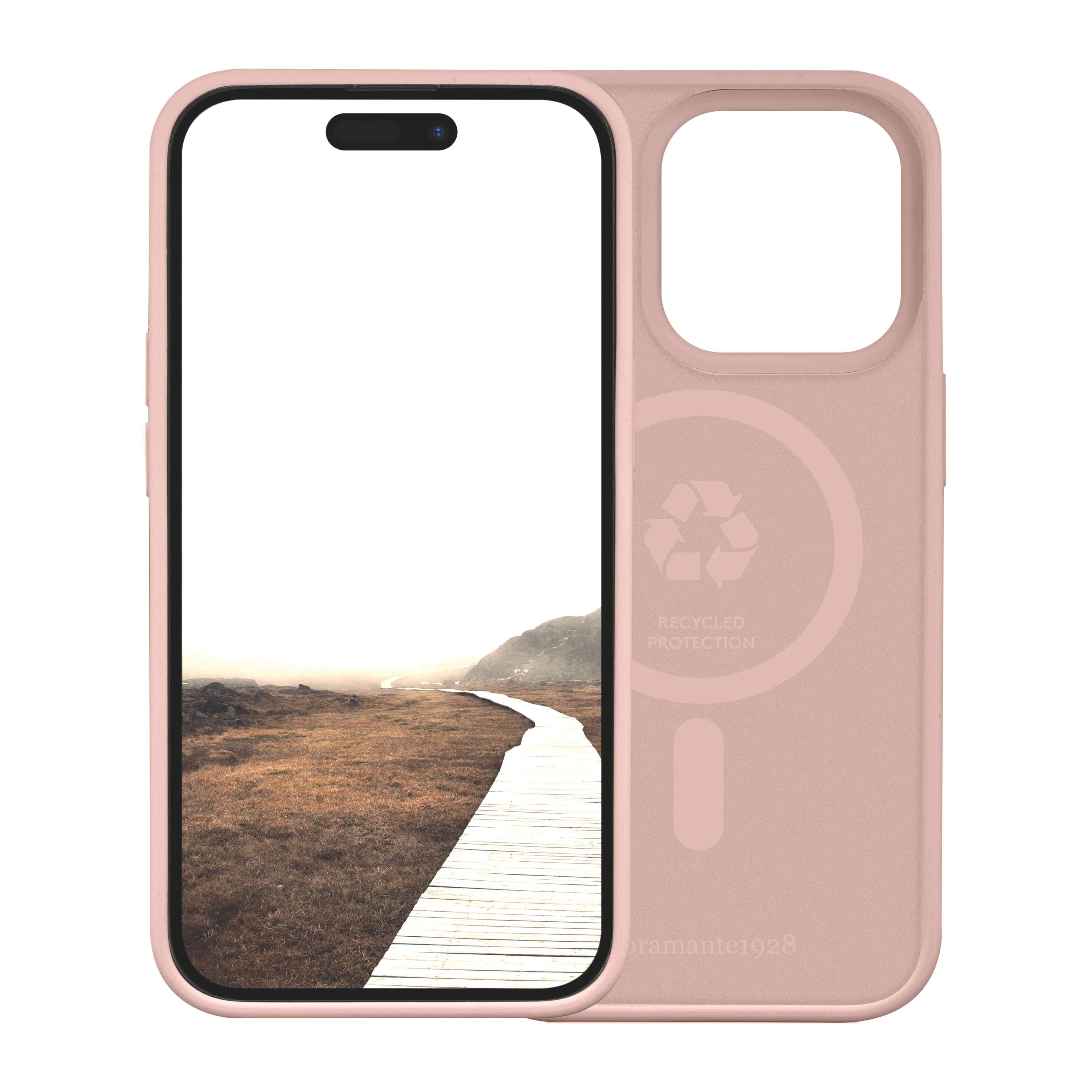 Dbramante1928 Monaco MagSafe, iPhone 15 Pro Max -suojakuori, Pink Sand