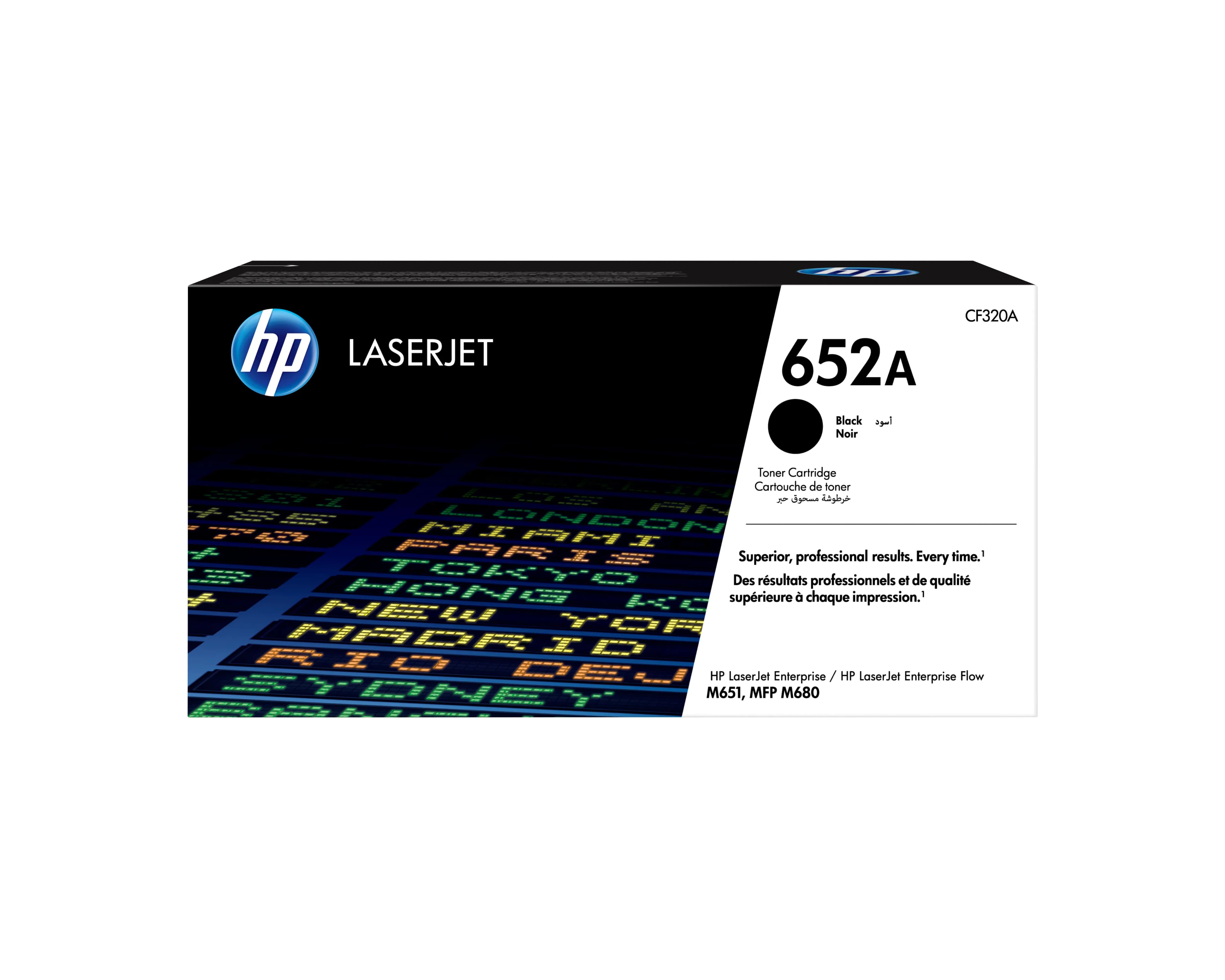 HP 652A-laservärikasetti, musta