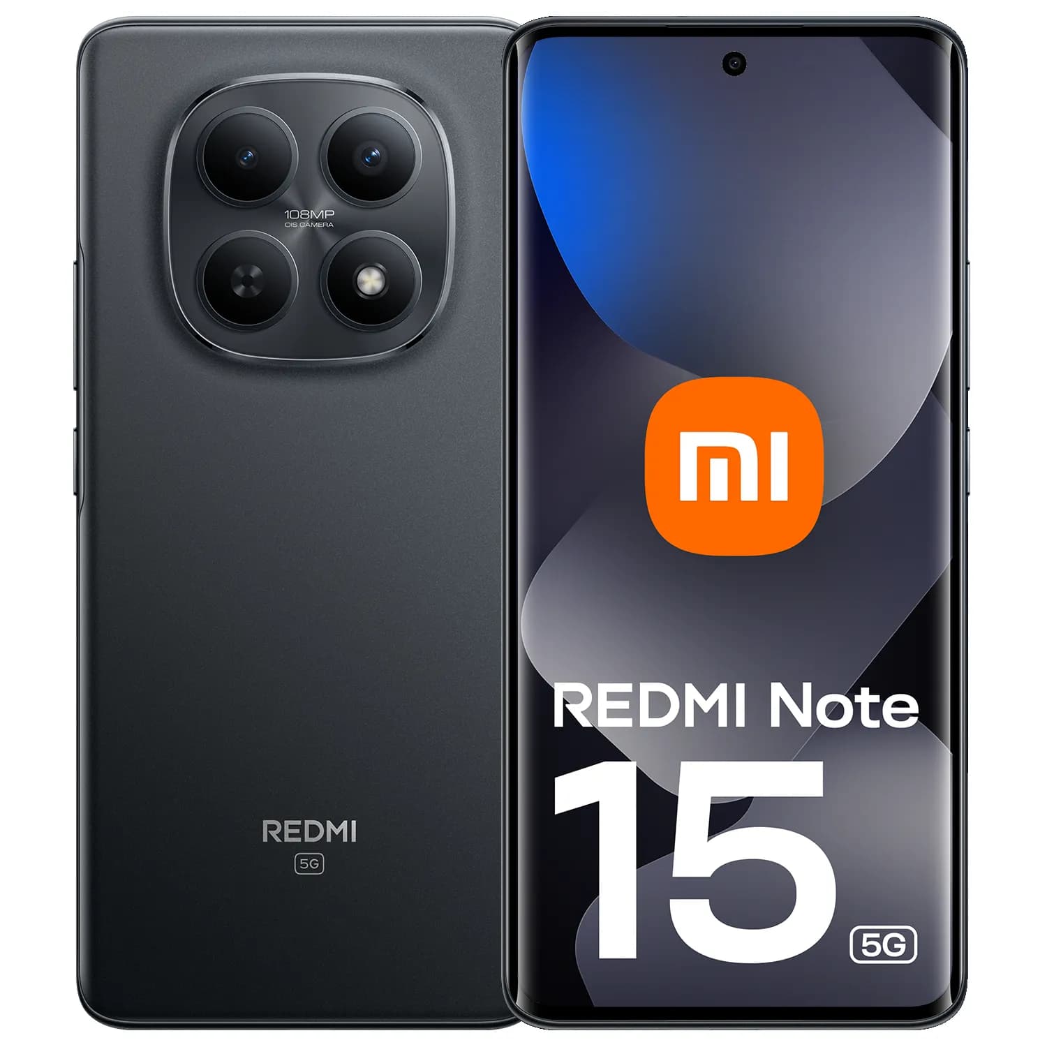 Xiaomi Redmi Note 15 5G 6/128 Gt -puhelin, musta