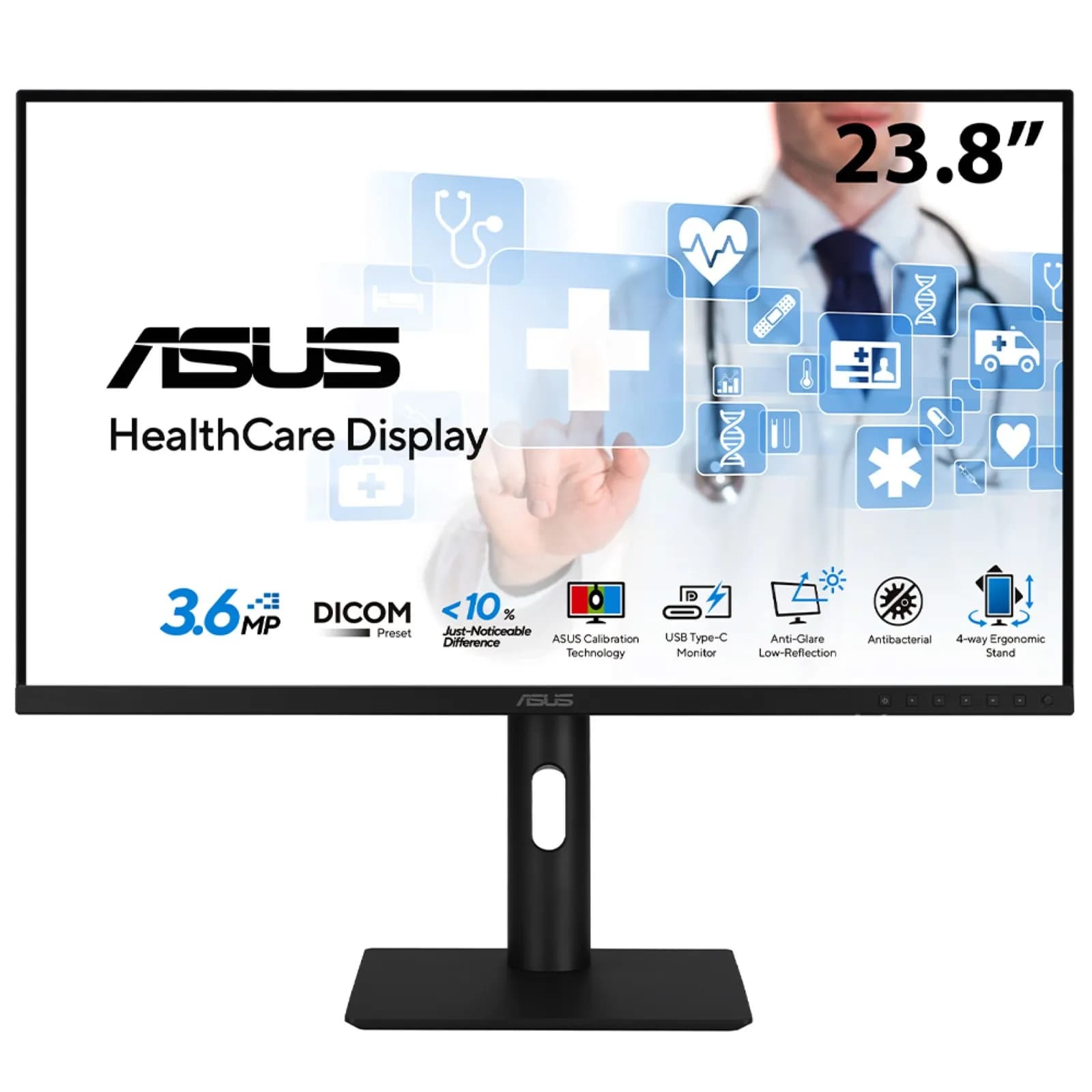 ASUS HA2441A 23.8"" QHD, IPS -näyttö, USB-C hub