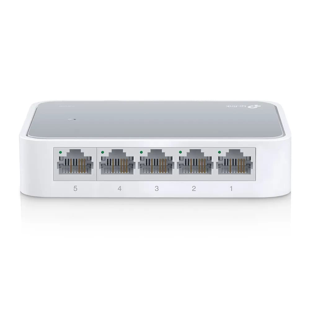 TP-LINK TL-SF1005D 5-Port 10/100Mbps Desktop Switch - Kytkin - 5 x 10/100 - työpöytä