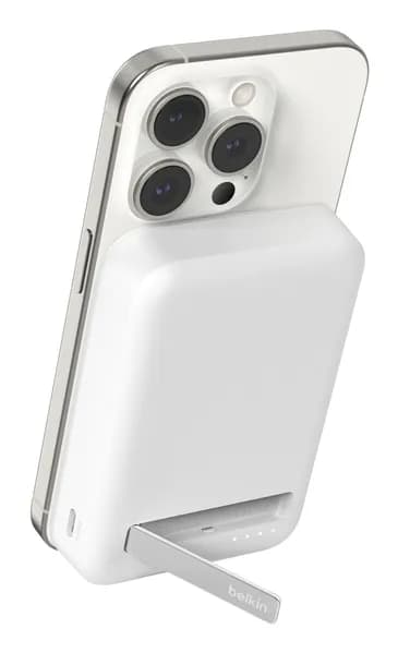 Belkin BoostCharge Pro Magnetic Power Bank with Qi2 15W 10K -varavirtalähde, Valkoinen