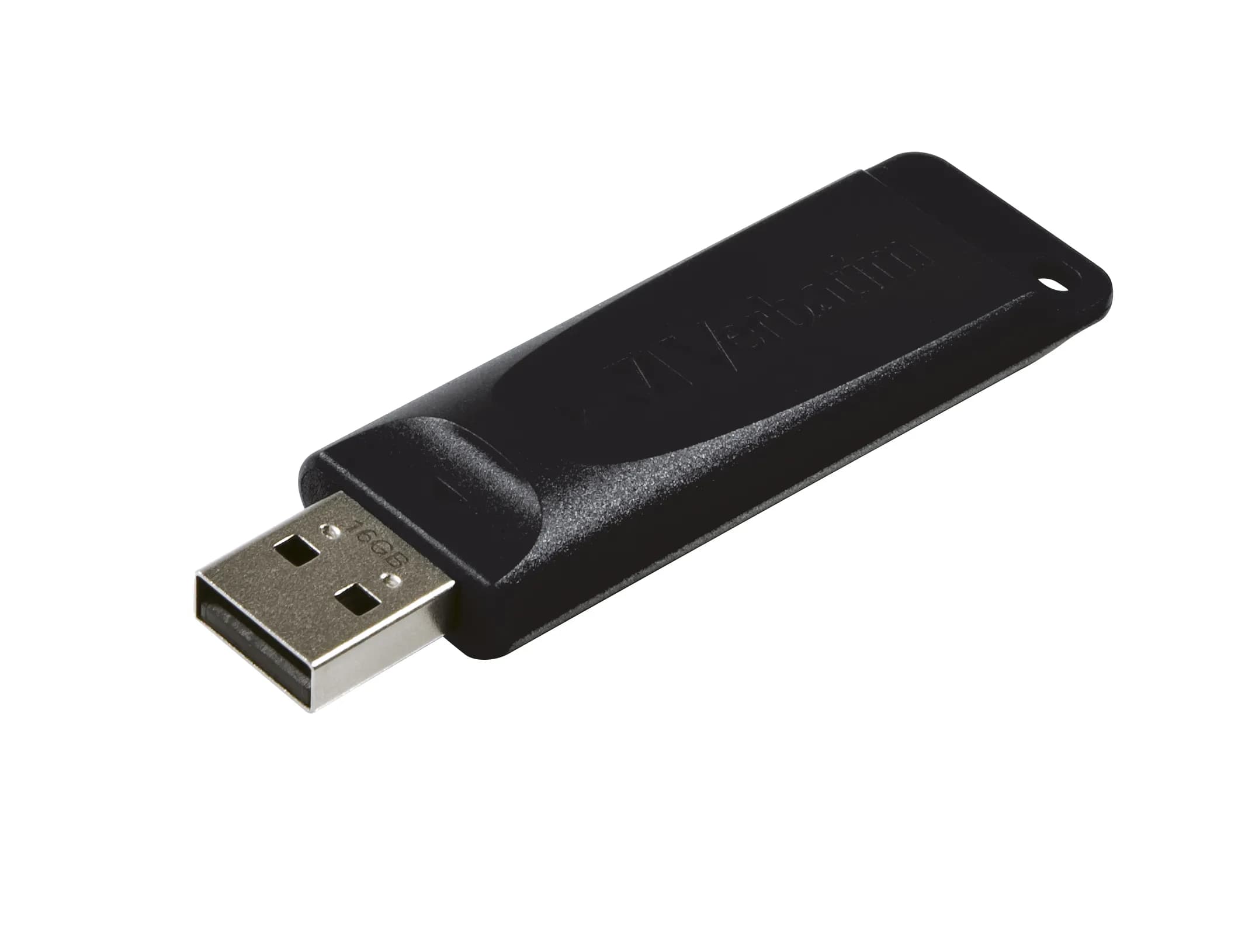 Verbatim Slider USB 2.0 16 Gt -muistitikku, musta