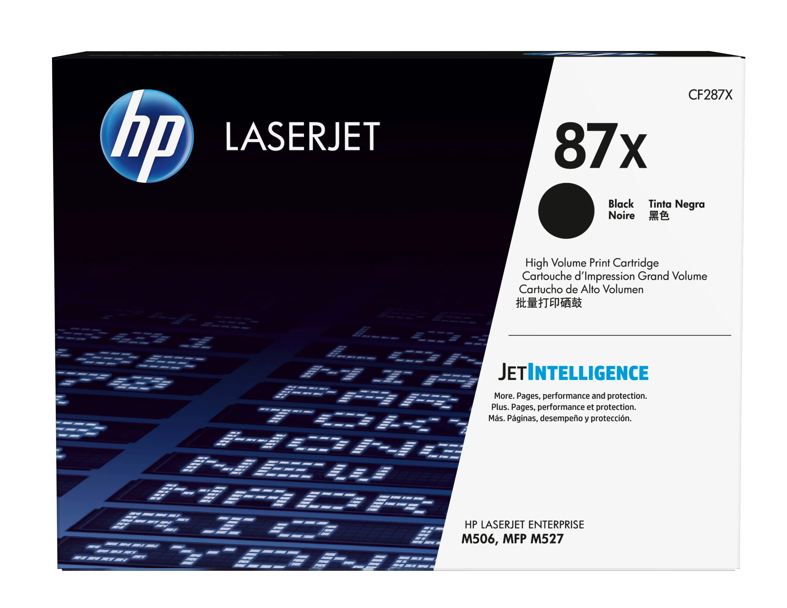HP 87X CF287X -laservärikasetti, musta
