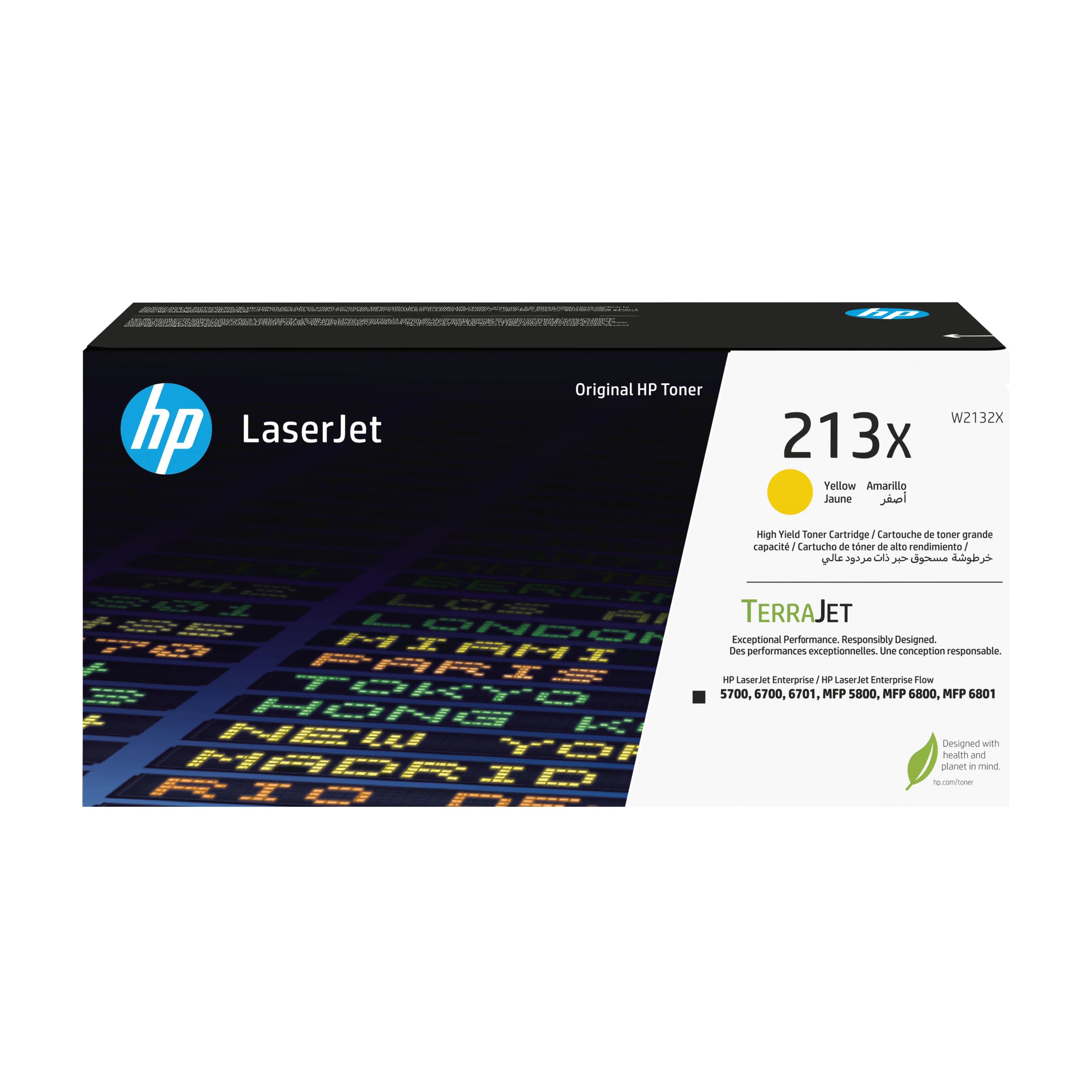 HP 213X -laservärikasetti, keltainen