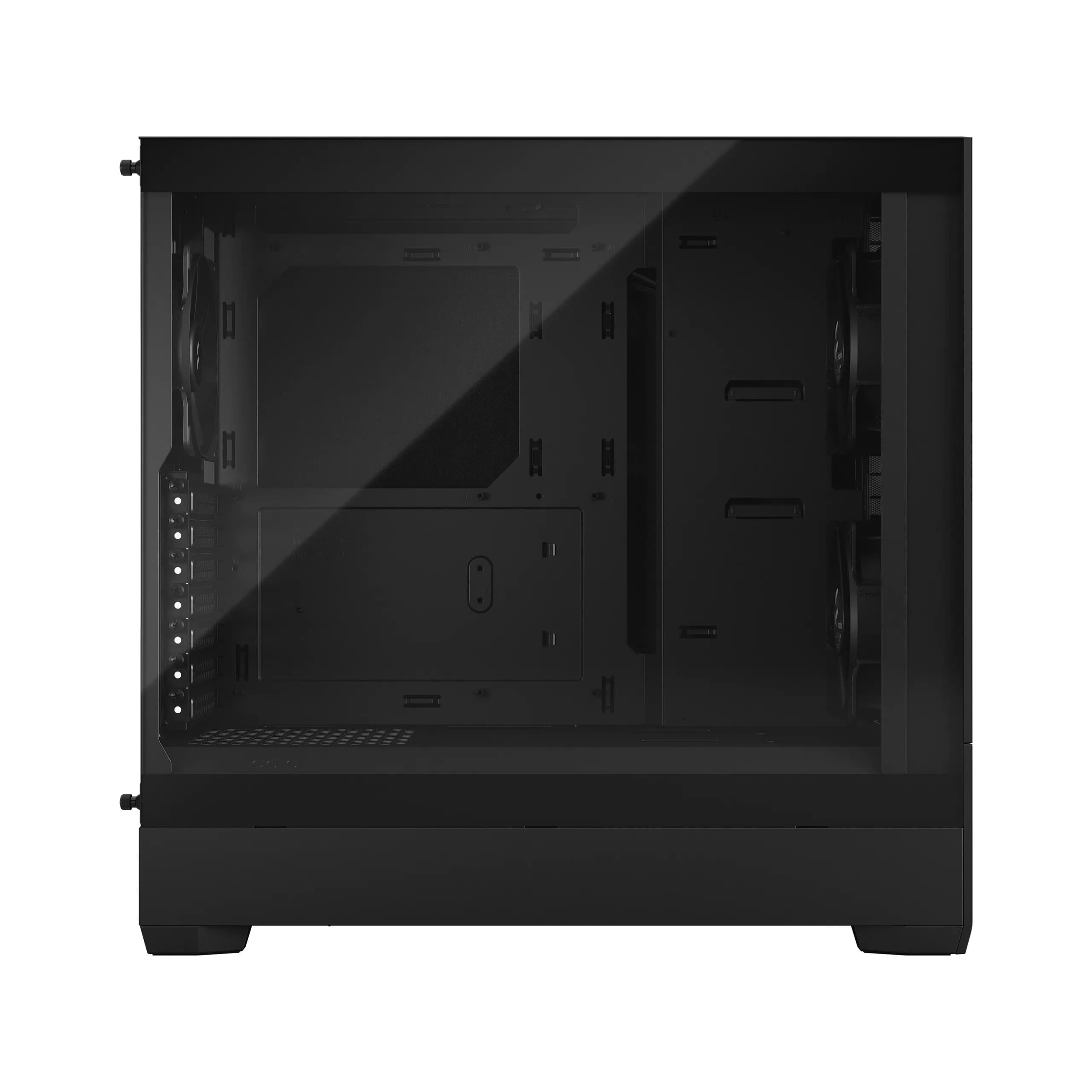 Fractal Design Pop Silent -miditornikotelo ikkunalla, musta