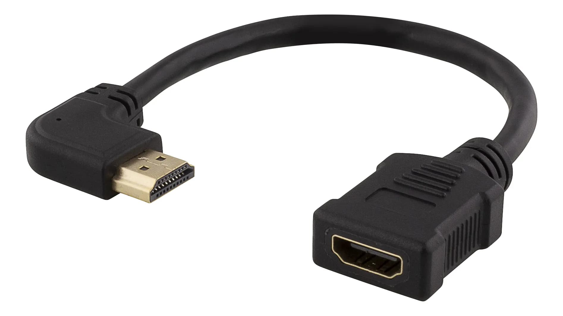Deltaco HDMI – HDMI 1.4 -kaapeli, 0,2 m, Musta