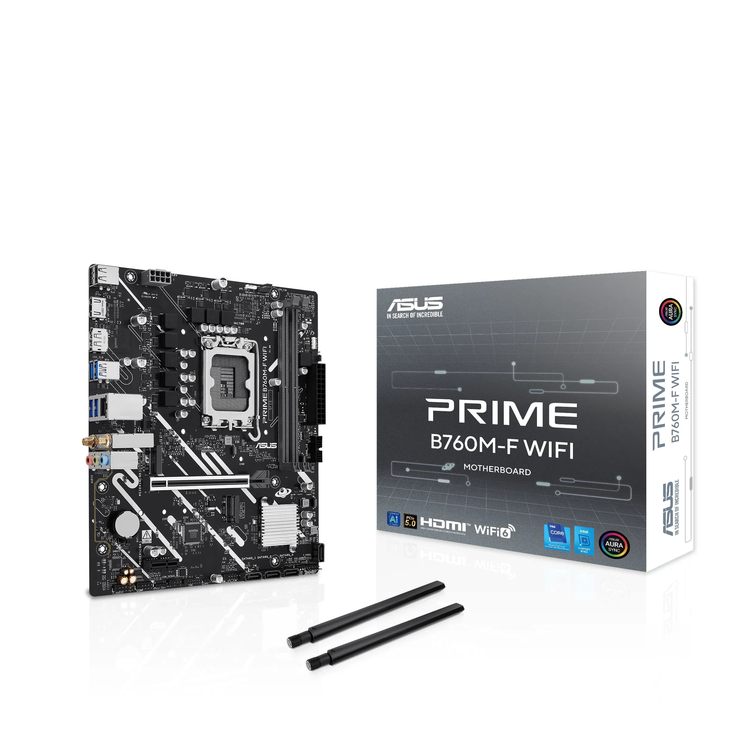 Asus PRIME B760M-F WiFi 6 LGA1700 mATX -emolevy