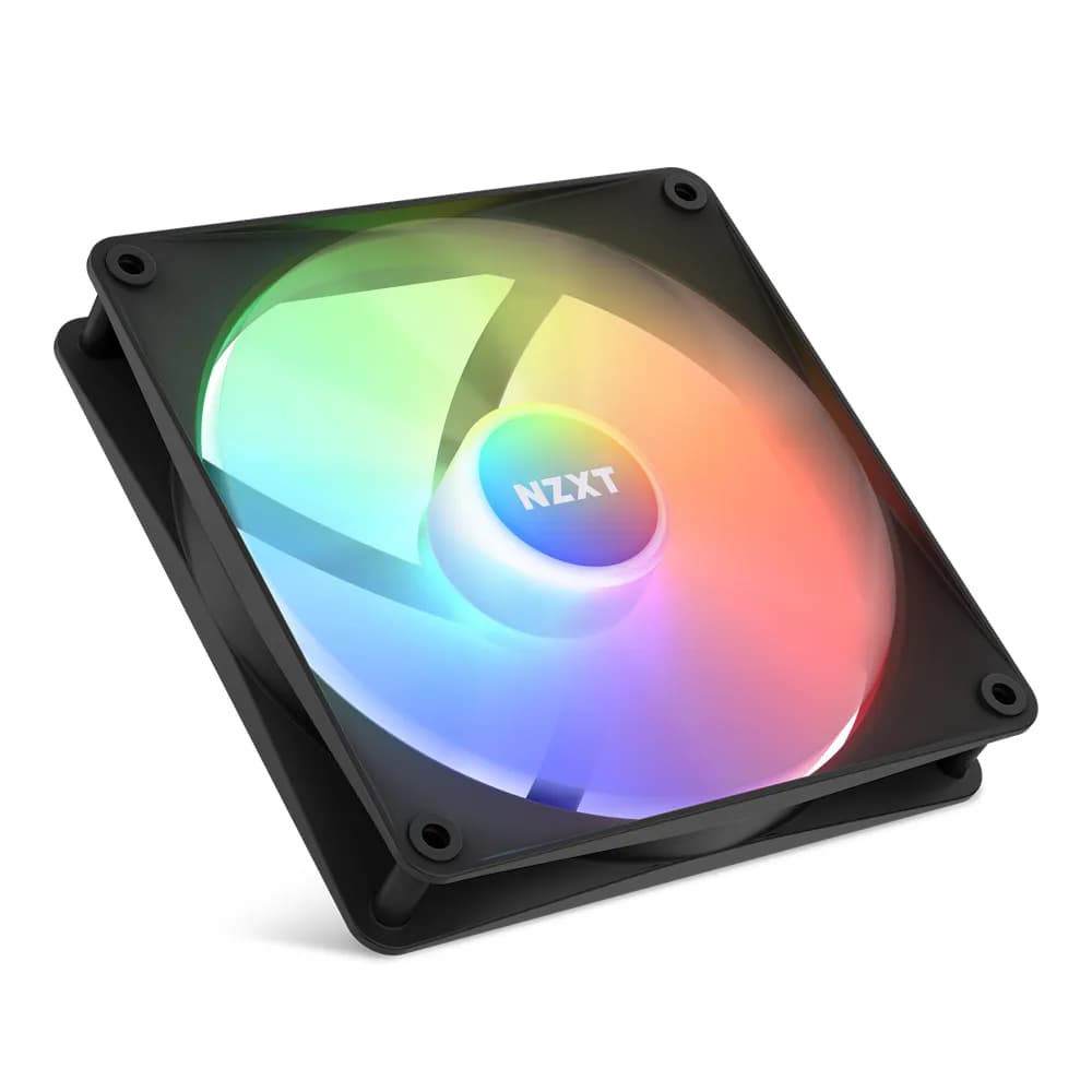 NZXT F140 RGB Core PWM RGB -tuuletin, nestelaakeri, 140 mm, musta