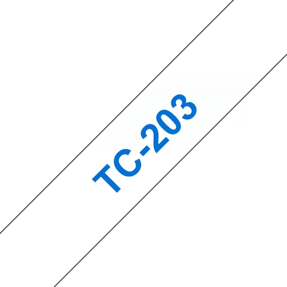 Brother TC tape 12mm blue/white