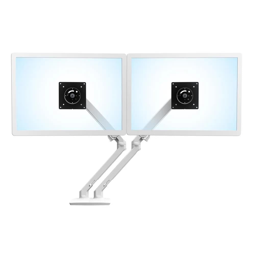 Ergotron MXV Desk Dual -monitorivarsi kahdelle näytölle 7-24"", täysin liikuteltava, 9,1 kg, valkoinen