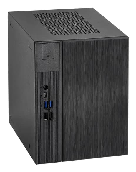 ASRock DeskMeet X600 -minitietokonerunko, musta
