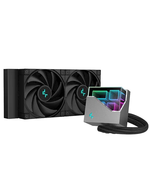 DeepCool LT520 240mm ARGB -nestejäähdytin, musta