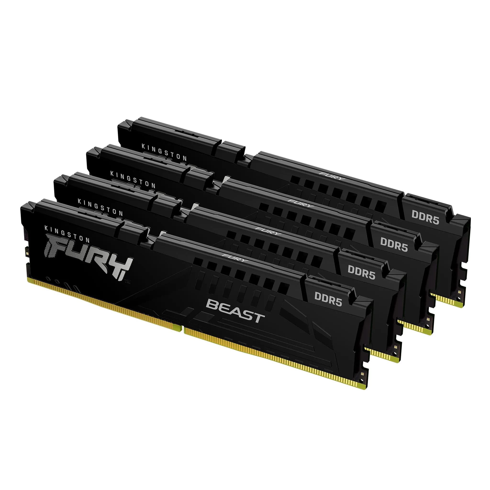 Kingston FURY Beast 64 Gt (4 x 16 Gt) DDR5 6000 MHz, CL40 -muisti (XMP)