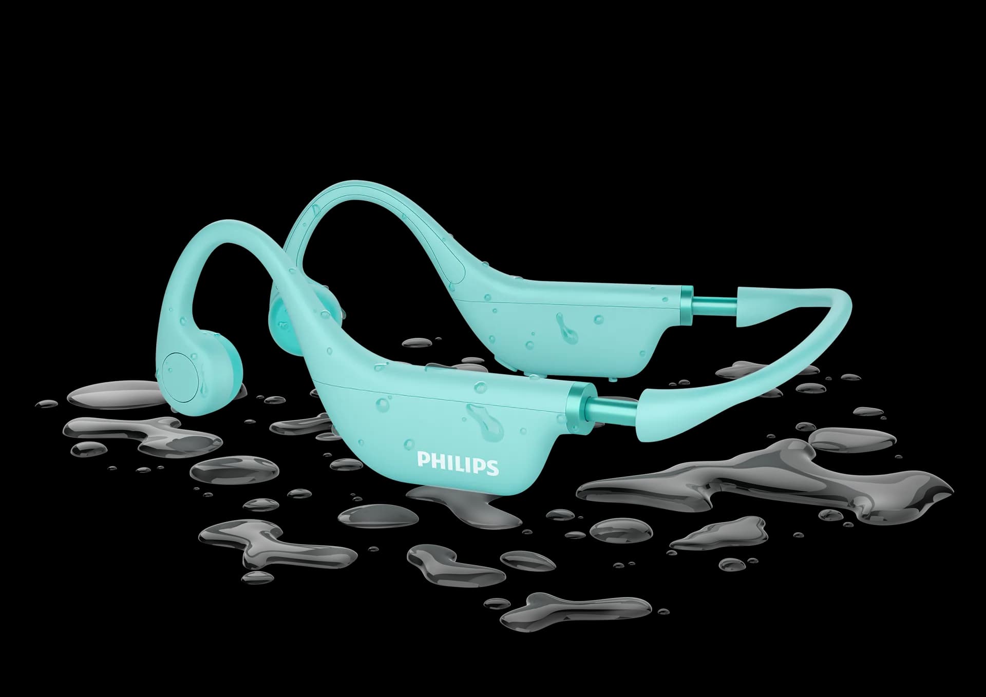 Philips TAK4607GR/00 -langattomat luujohdekuulokkeet, vihreä