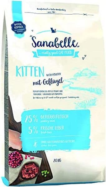 Bosch Sanabelle Kitten Chicken & Cranberries, Kissan kuivaruoka, 8 kg