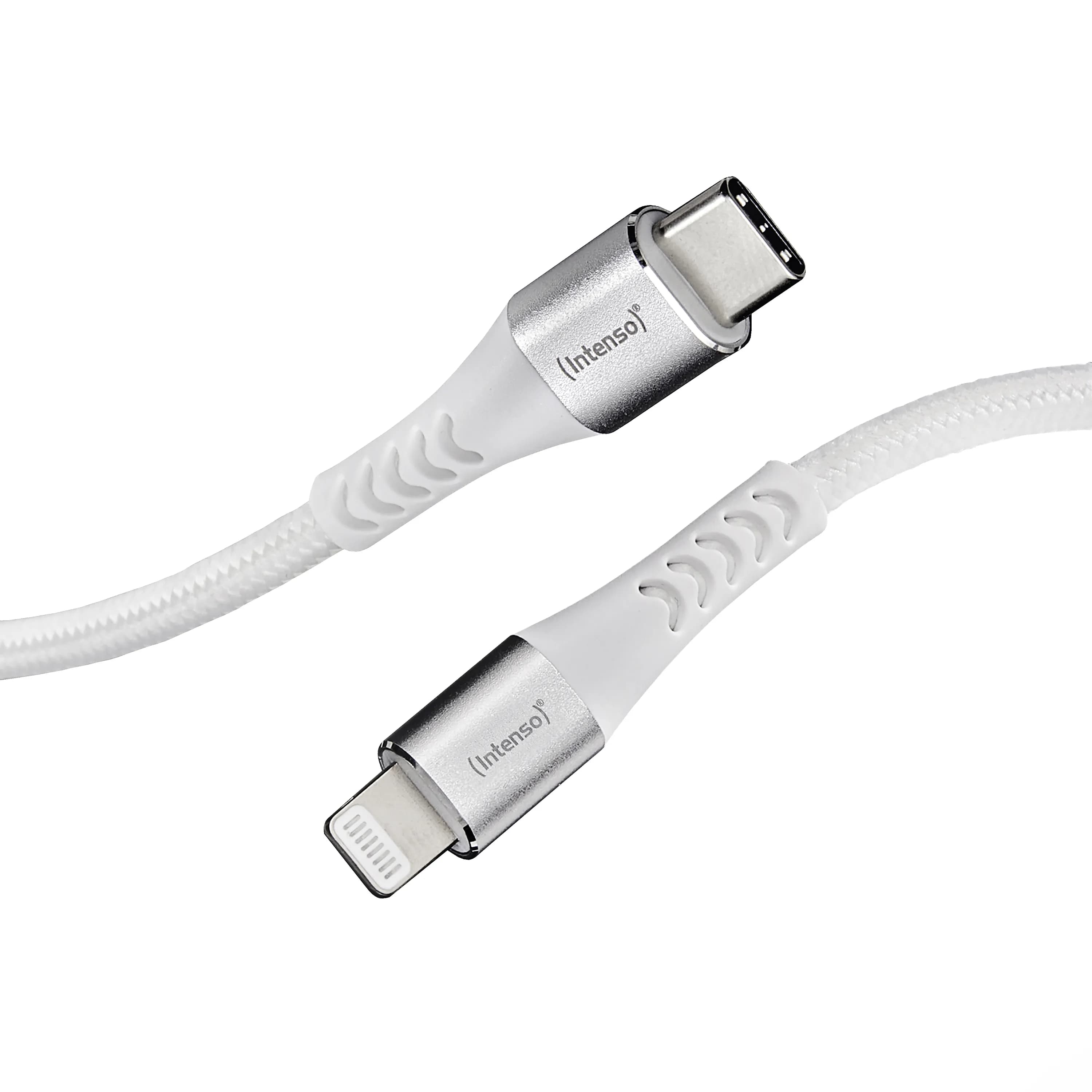 Intenso C315L USB-C – Lightning -kaapeli, 1,5 m, valkoinen