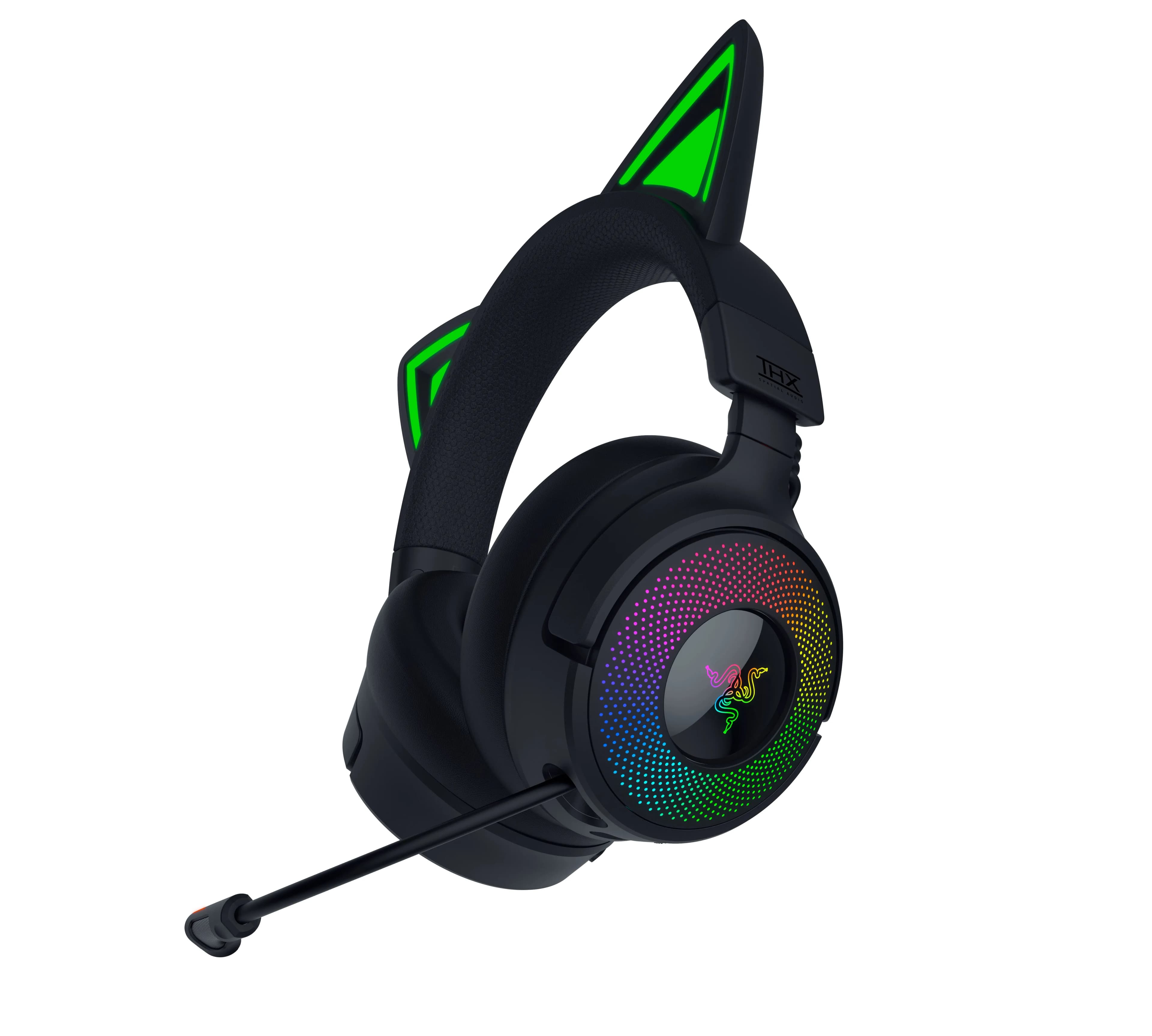 Razer Kraken Kitty V3 Pro -langaton pelikuulokemikrofoni, musta