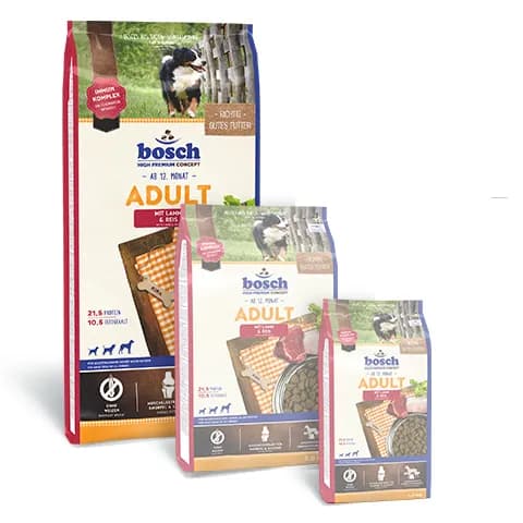 Bosch Adult Lamb & Rice, Koiran kuivaruoka, 15 kg
