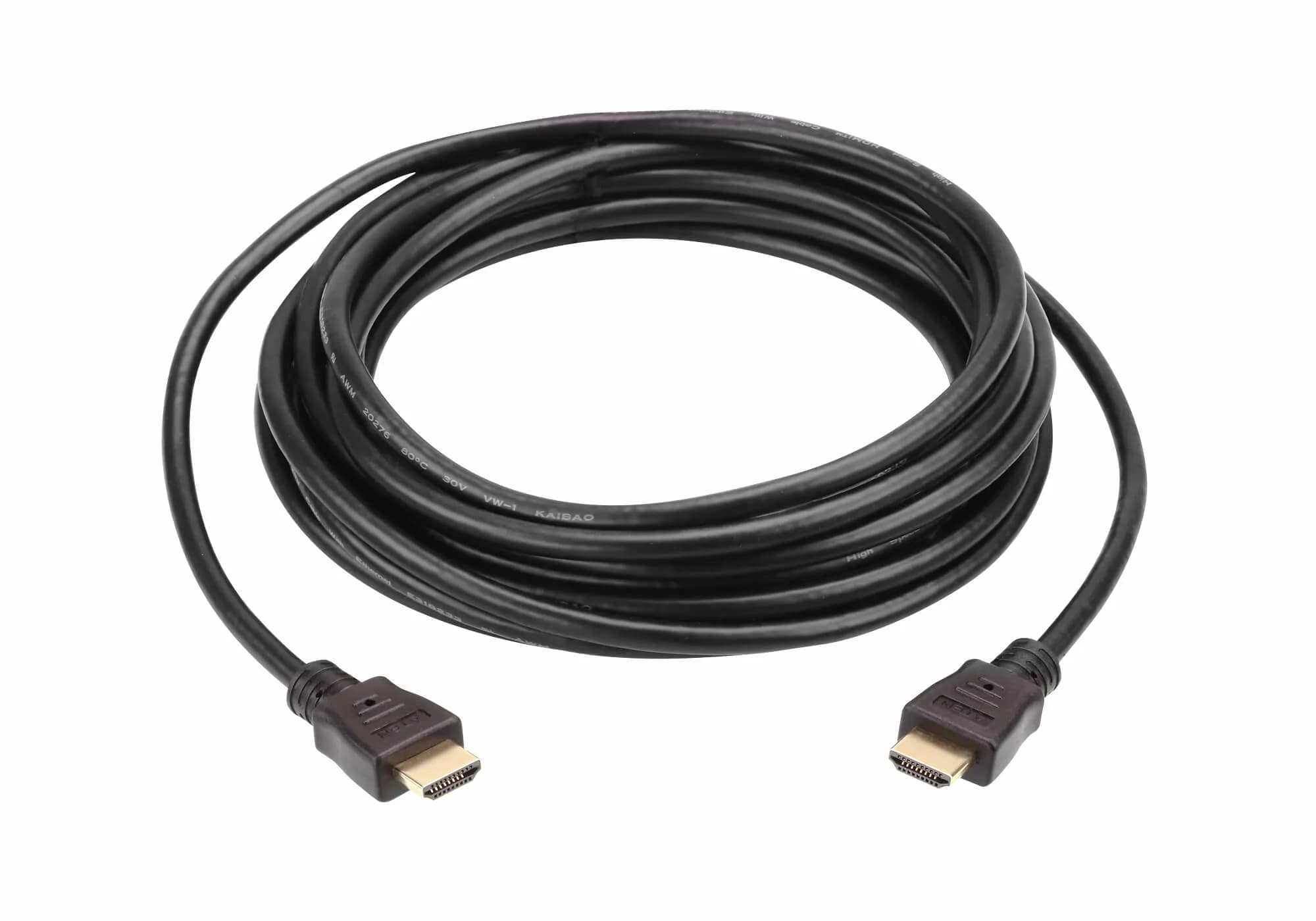 ATEN High Speed HDMI 1.4 -kaapeli, jossa Ethernet, 15 m, musta