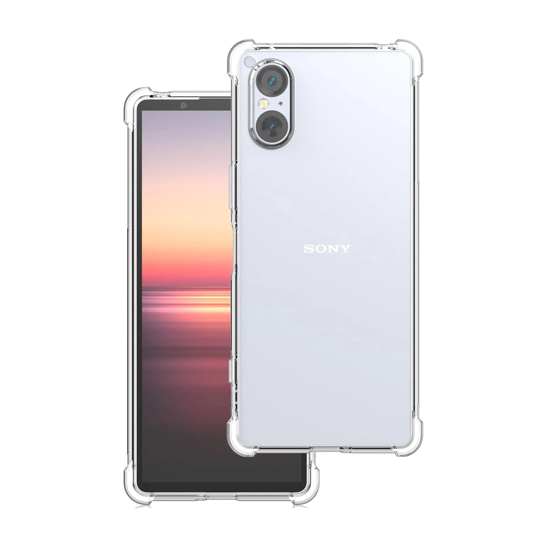 Insmat Impact Cover, Xperia 5 V -suojakuori, Läpinäkyvä