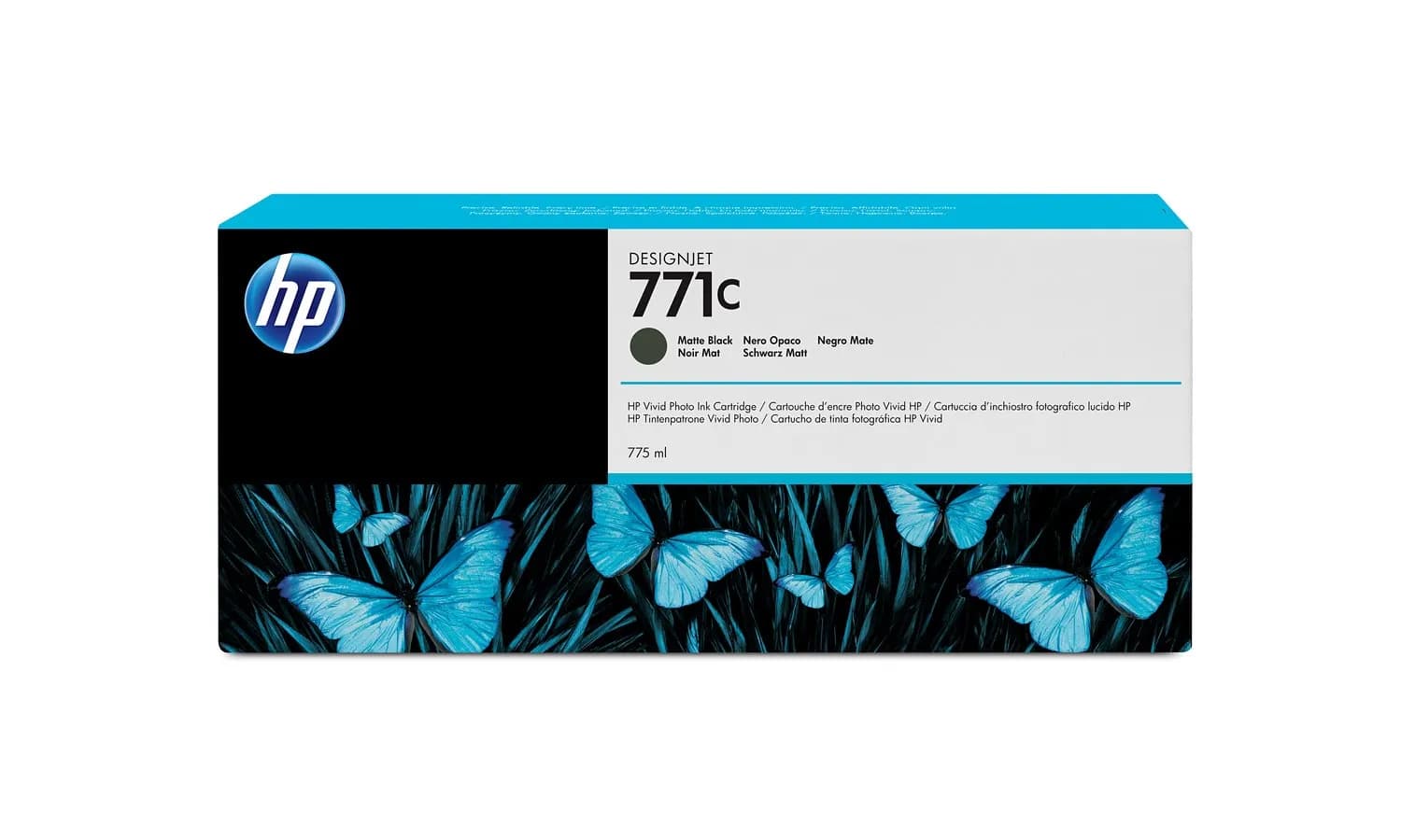 HP 771C -mustekasetti, 775 ml, mattamusta