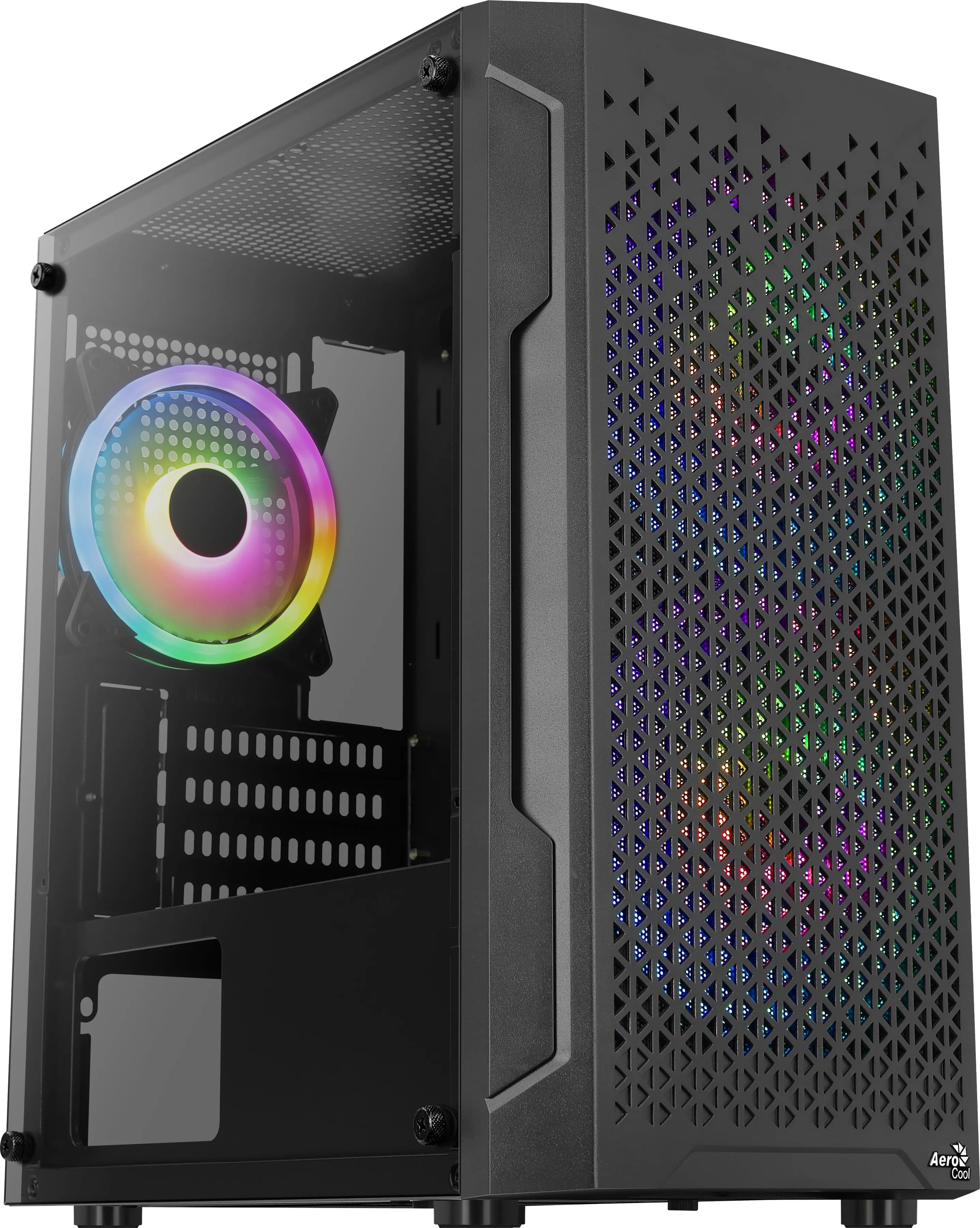 AEROCOOL Trinity Mini -minitornikotelo ikkunalla, musta