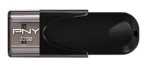 PNY Attaché 4 USB 2.0 32 Gt -muistitikku, musta