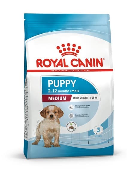 Royal Canin Medium Puppy, Koiran kuivaruoka, 15 kg