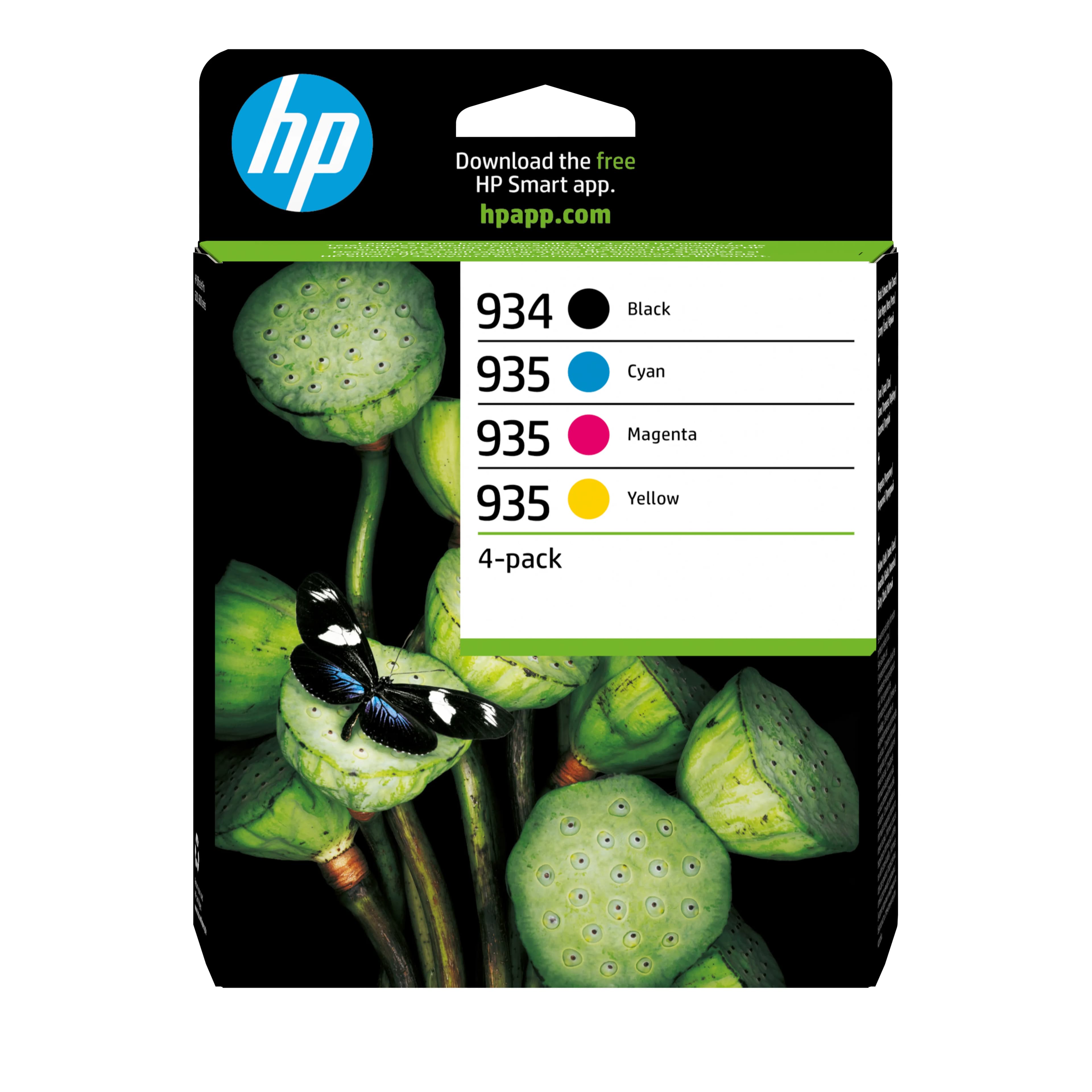 HP 934/935 -mustekasettipakkaus, musta, syaani, magenta, keltainen, 4 kpl