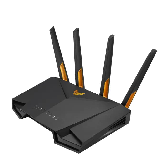 Asus TUF Gaming AX3000 V2 -pelireititin, Wi-Fi 6, AX3000, Dual-band, musta, oranssi