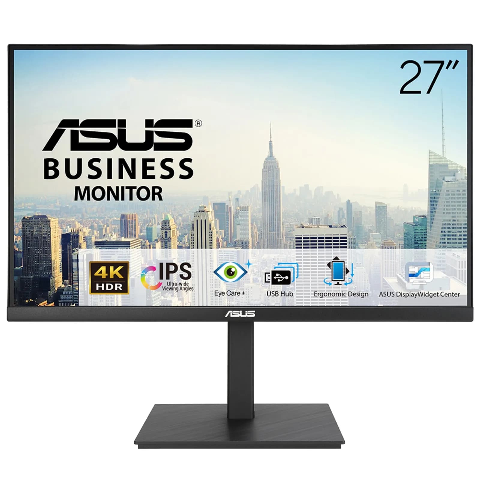 ASUS VA27UQSB 27"" 4K UHD, IPS -näyttö, USB-hub