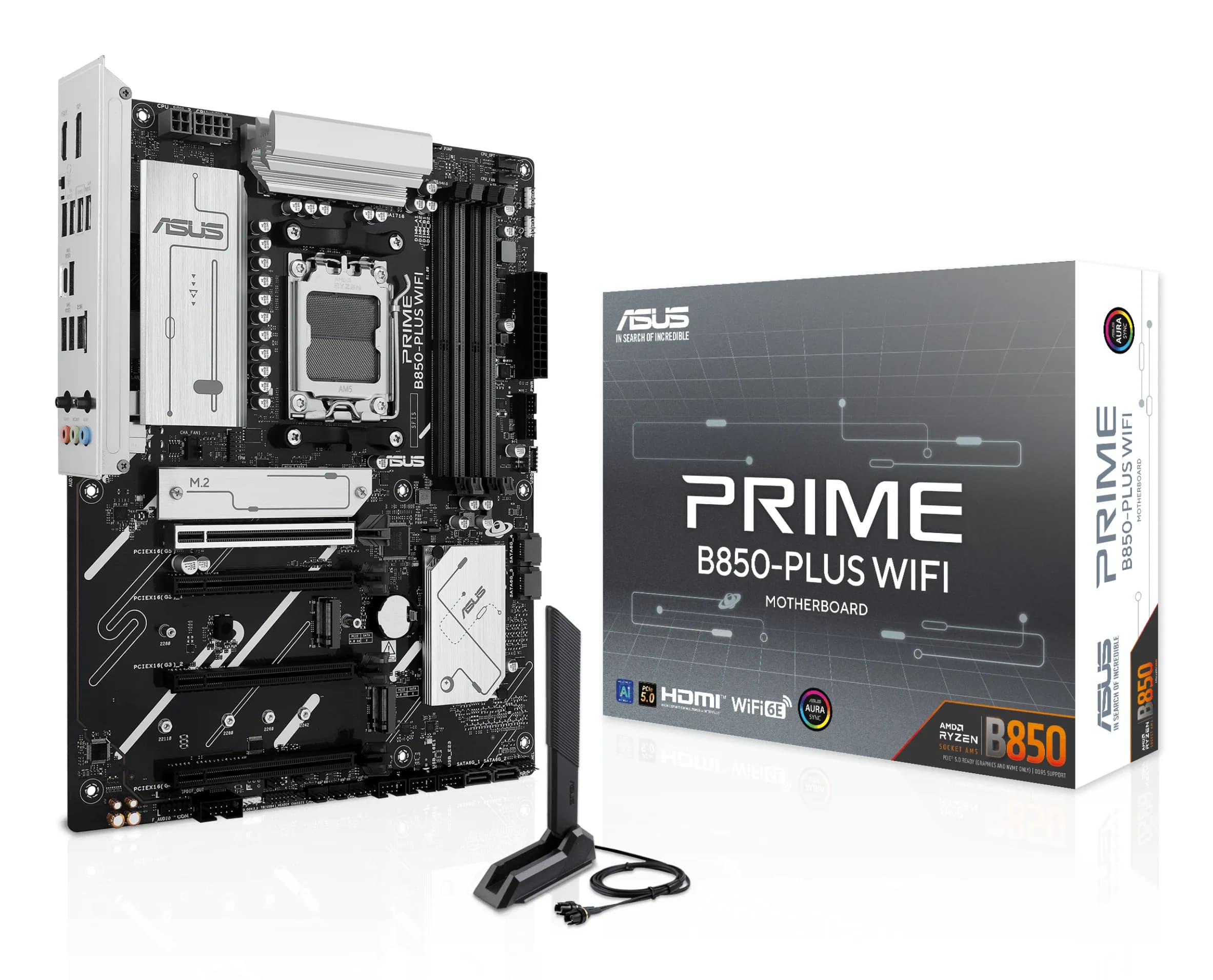 Asus PRIME B850-PLUS WiFi 6E AM5 ATX -emolevy