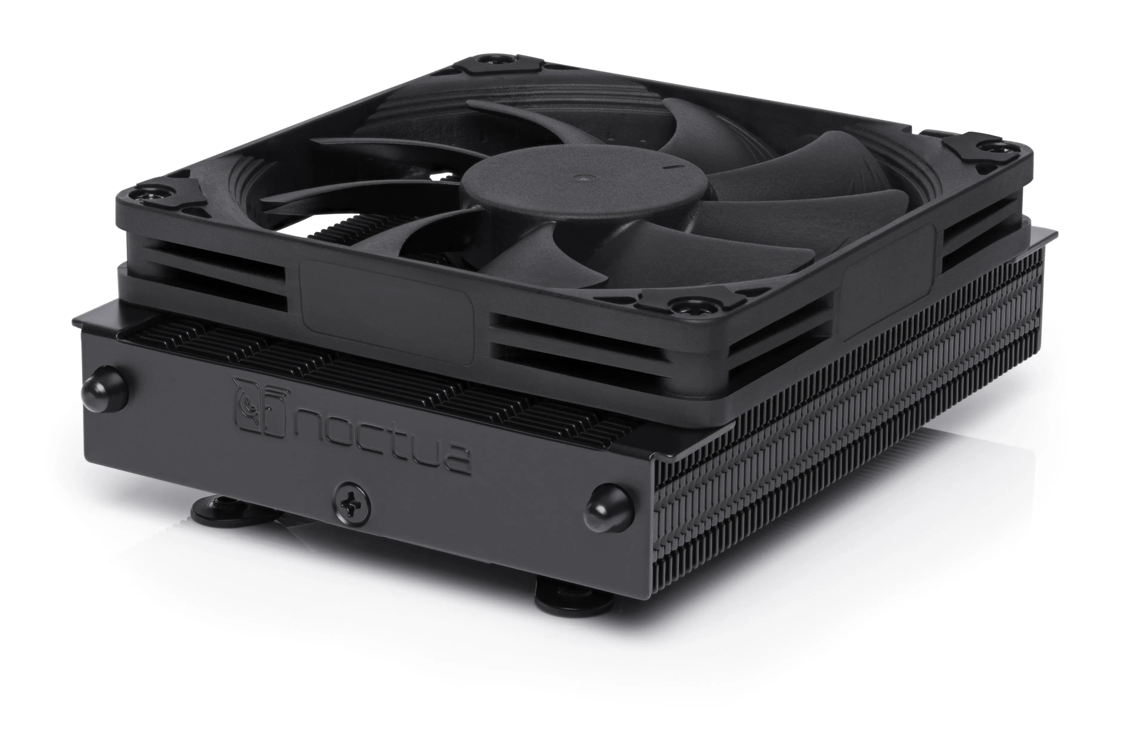 Noctua NH-L9a-AM4 chromax.black, 92 mm -matalaprofiilinen prosessorijäähdytin, musta