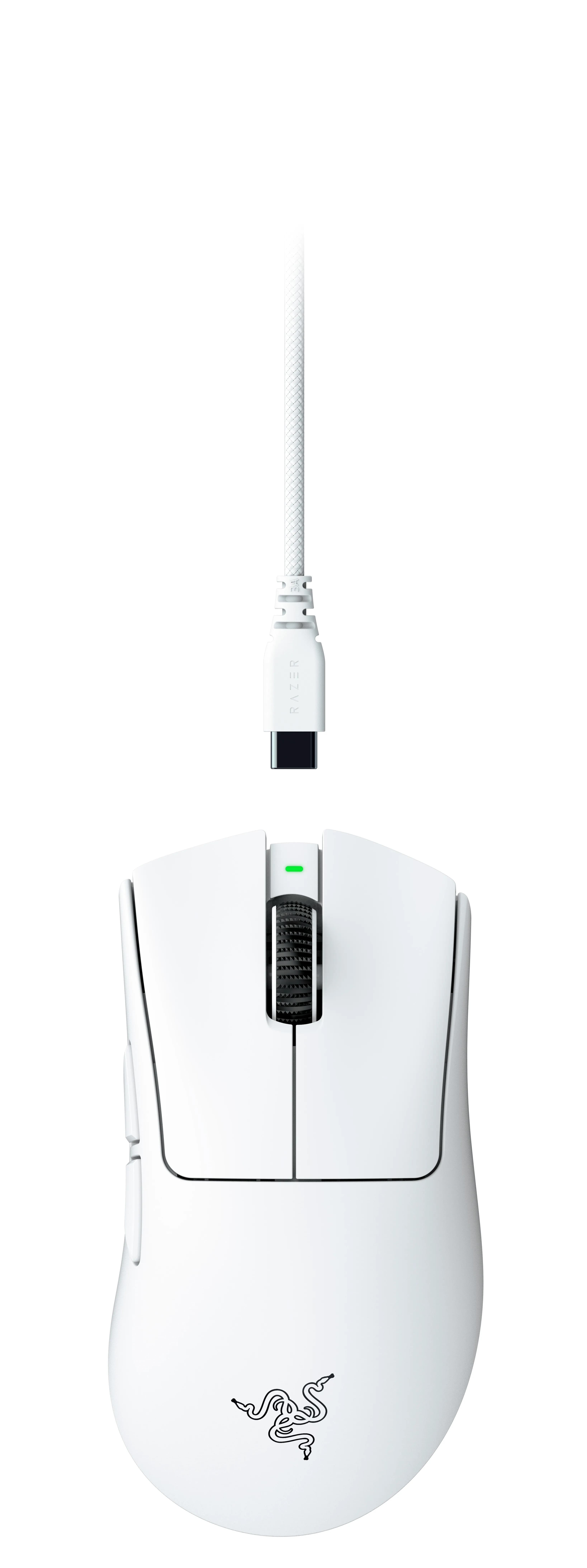 Razer DeathAdder V4 Pro -langaton pelihiiri, valkoinen