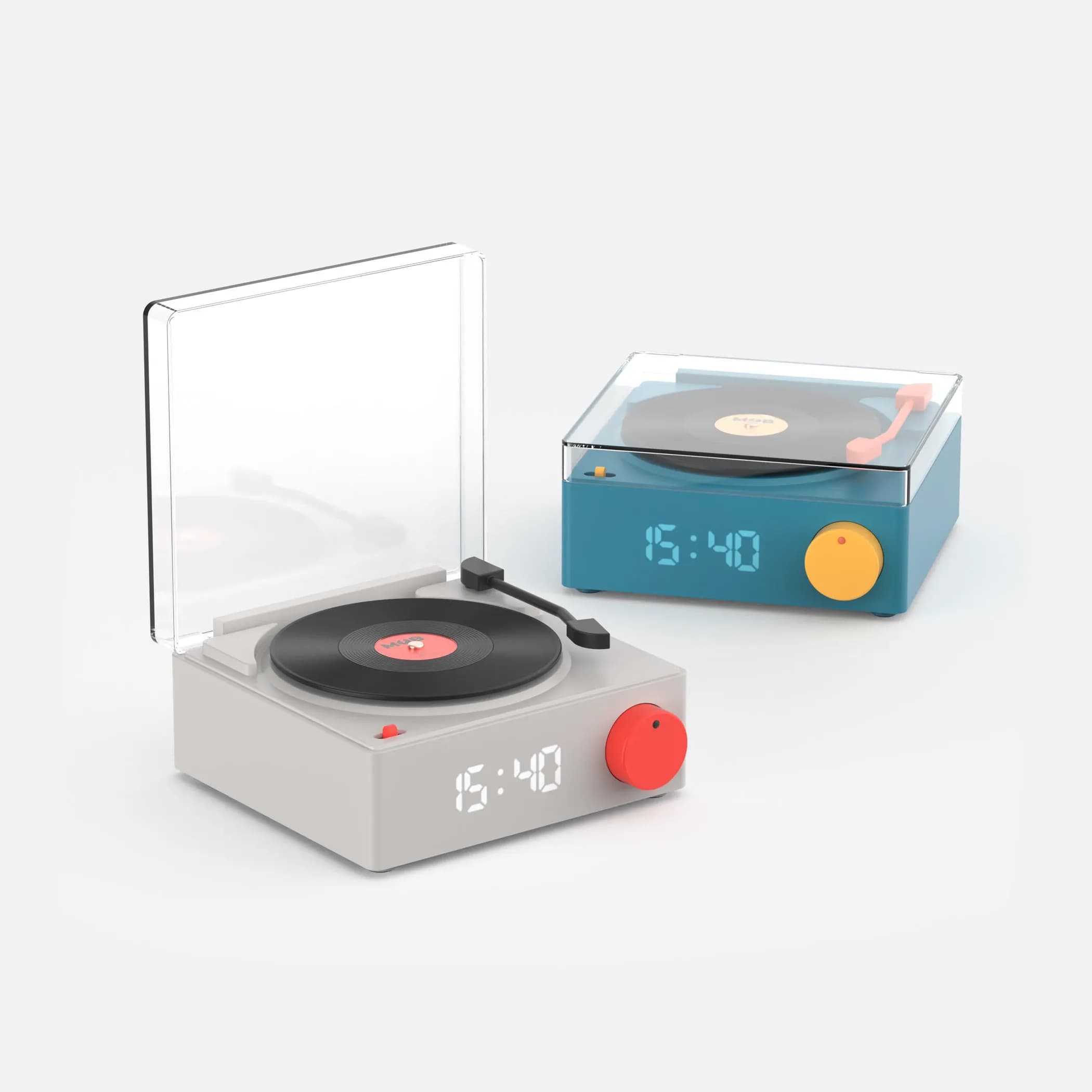 MOB VS-80 Speaker & Alarm Clock, harmaa