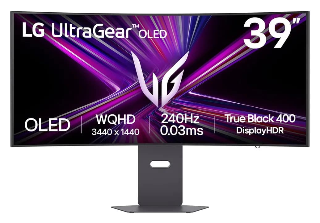 LG UltraGear 39GX900A-B 39"" WQHD, OLED, 240Hz, USB-C hub -kaareva pelinäyttö