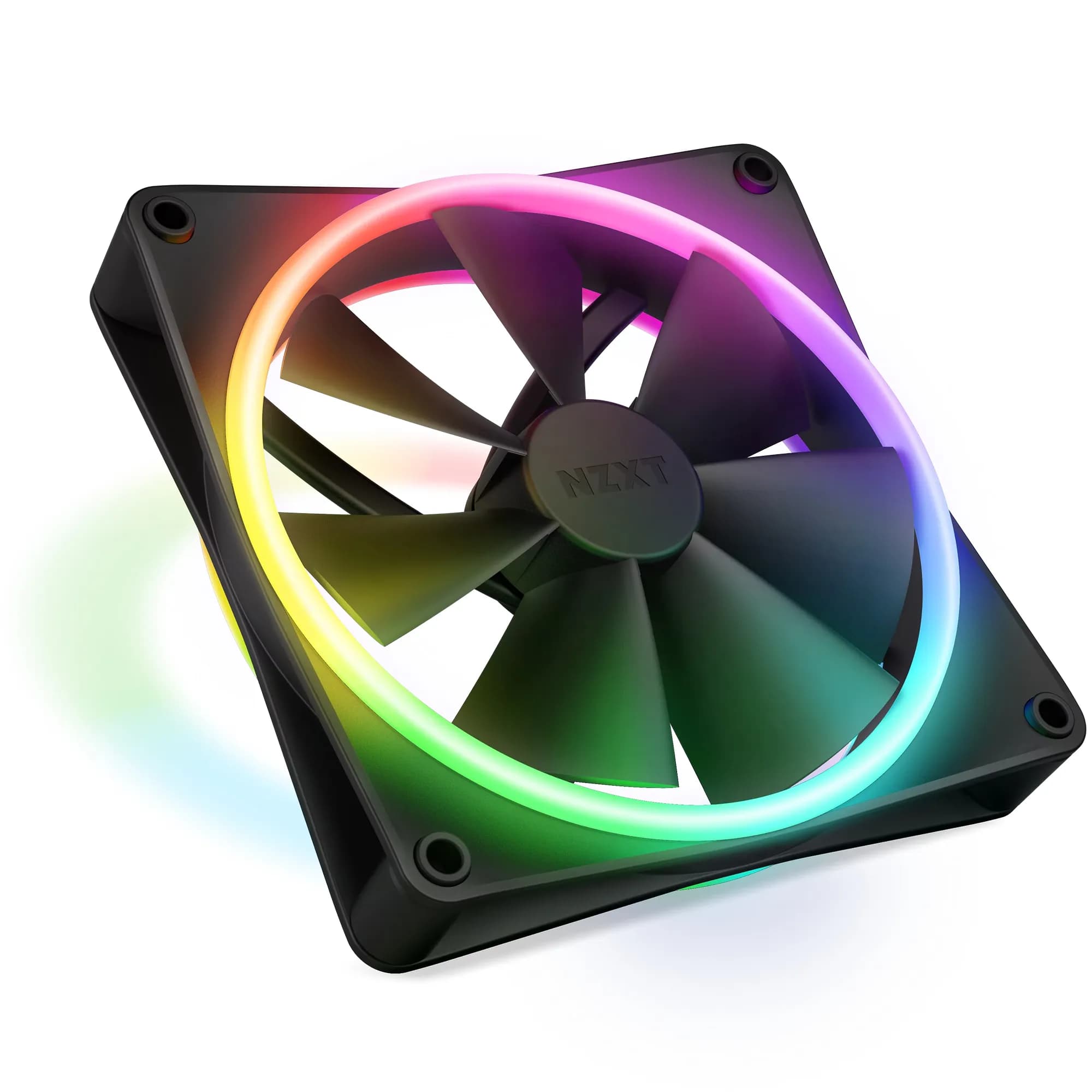 NZXT F120P RGB Duo -kotelotuuletin - 120 mm - Musta