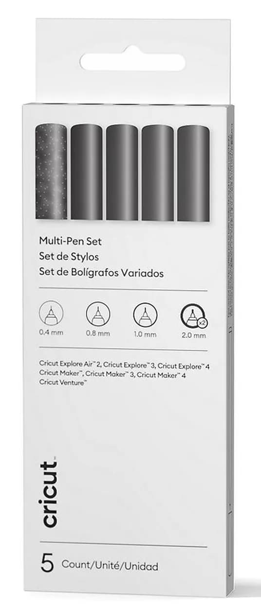 CricutÂ® Multi Pen Set, Black (5 ct)