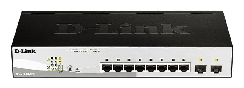 D-Link 8-port 10/100/1000 Gigabit PoE Smart Switch
